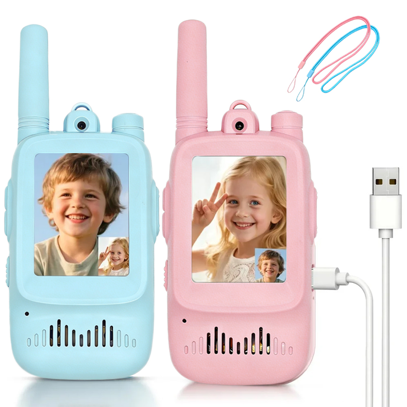 Outdoor Adventure Video - 2 Walkie Talkies Infantis Recarregáveis para
