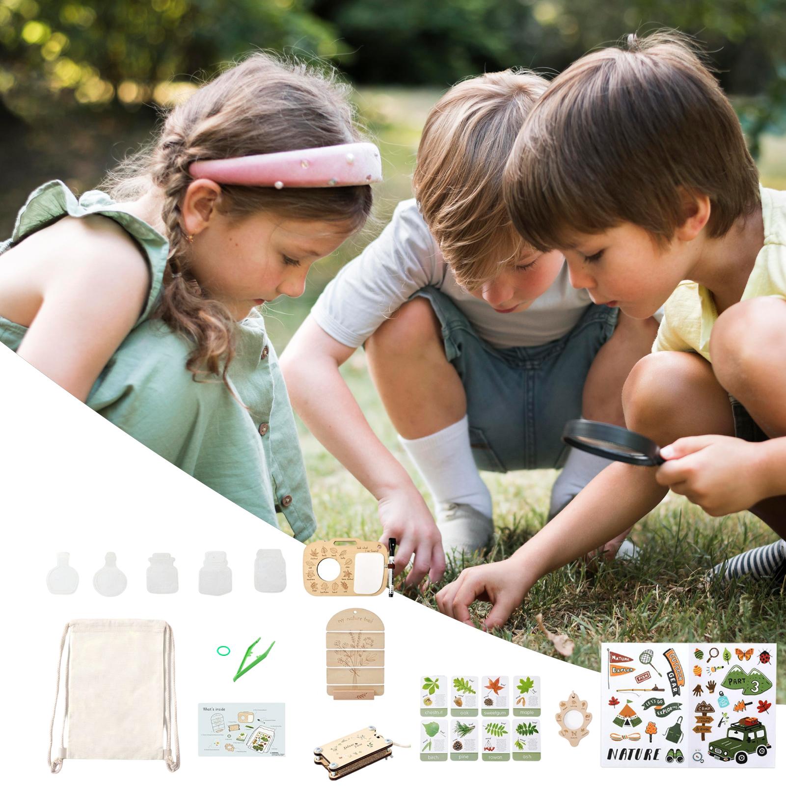 Outdoor Adventure Activities For Kids - Crianças natureza kit observação de plantas