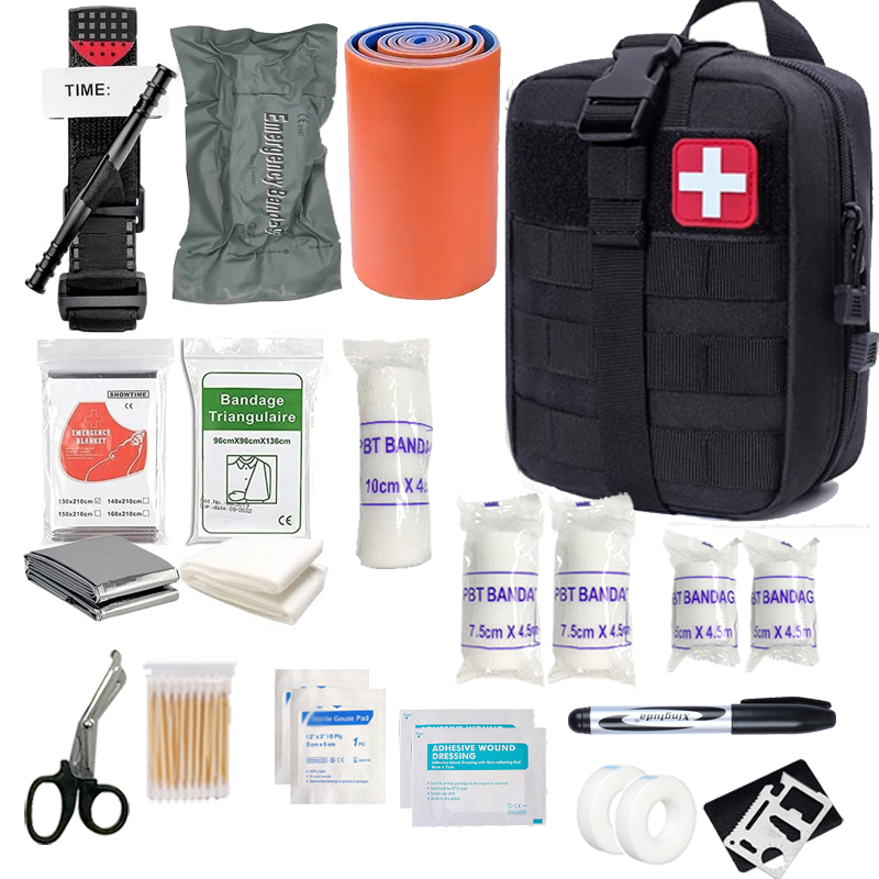 Outdoor Adventure Backpack - 70 peças kit de primeiros socorros