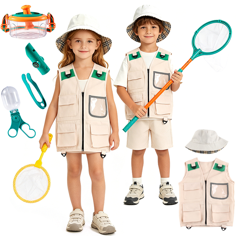 Outdoor Adventure Activities For Kids - Kit de Aventura Explorer: Colete e