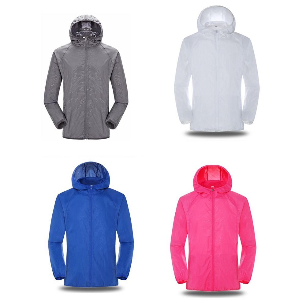 Outdoor Adventure Windbreaker - Casacos casuais ultraleves com proteção solar,