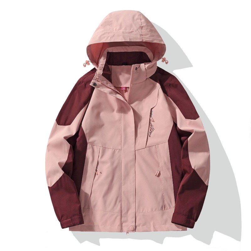 Outdoor Adventure Windbreaker - Mulheres jaquetas com capuz jaqueta impermeável