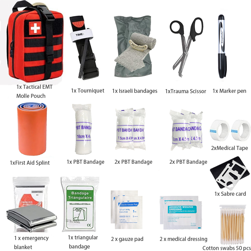 70 peças kit de primeiros soco - Outdoor Adventure Backpack avaliação e preço