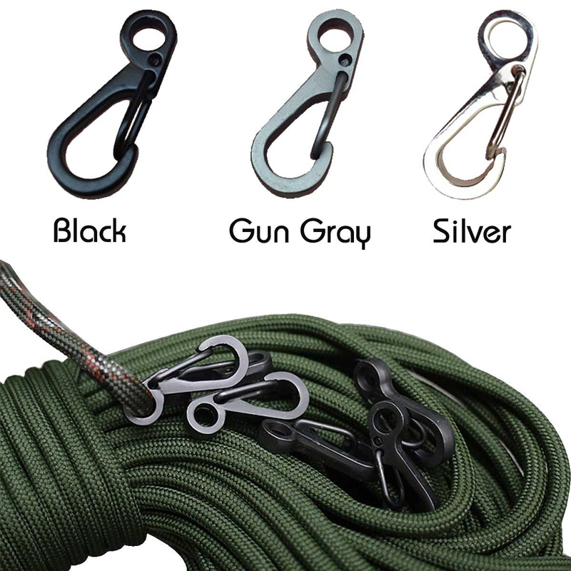 10 pçs/lote mini mosquetão par - Outdoor Adventure Backpack avaliação e preço