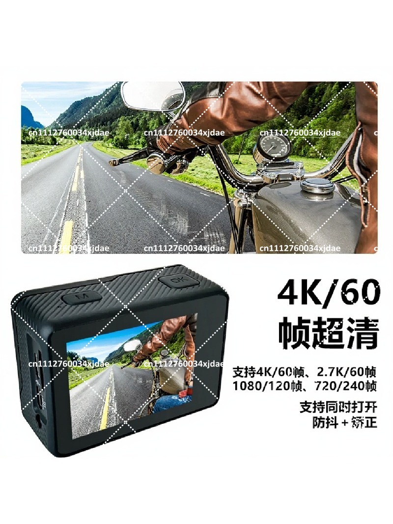 Câmera de Ação 4K 60FPS com Du - Outdoor Adventure Video avaliação e preço