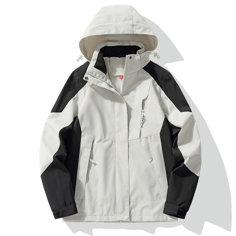 Mulheres jaquetas com capuz ja - Outdoor Adventure Windbreaker avaliação e preço