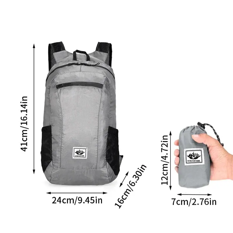 Mochila dobrável ultraleve – i - Outdoor Adventure Backpack avaliação e preço